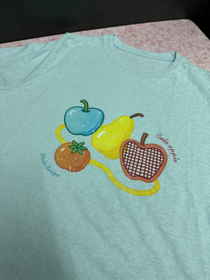 Japanese Fashion Cute Fruits Style T-Shirt Series | Apple Pear Tomato Cool Feel Tee - Kawaii Fashion Items