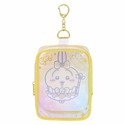 Japanese Cartoon Chiikawa Magic Girl Plastic Itabag Bag Keychain | ChiiKawa Hachiware Usagi Momonga Kurimanju Shisa - Kawaii Items Can Put in Dolls Keep Dolls Clean WinnieTheBirds Toy Shop