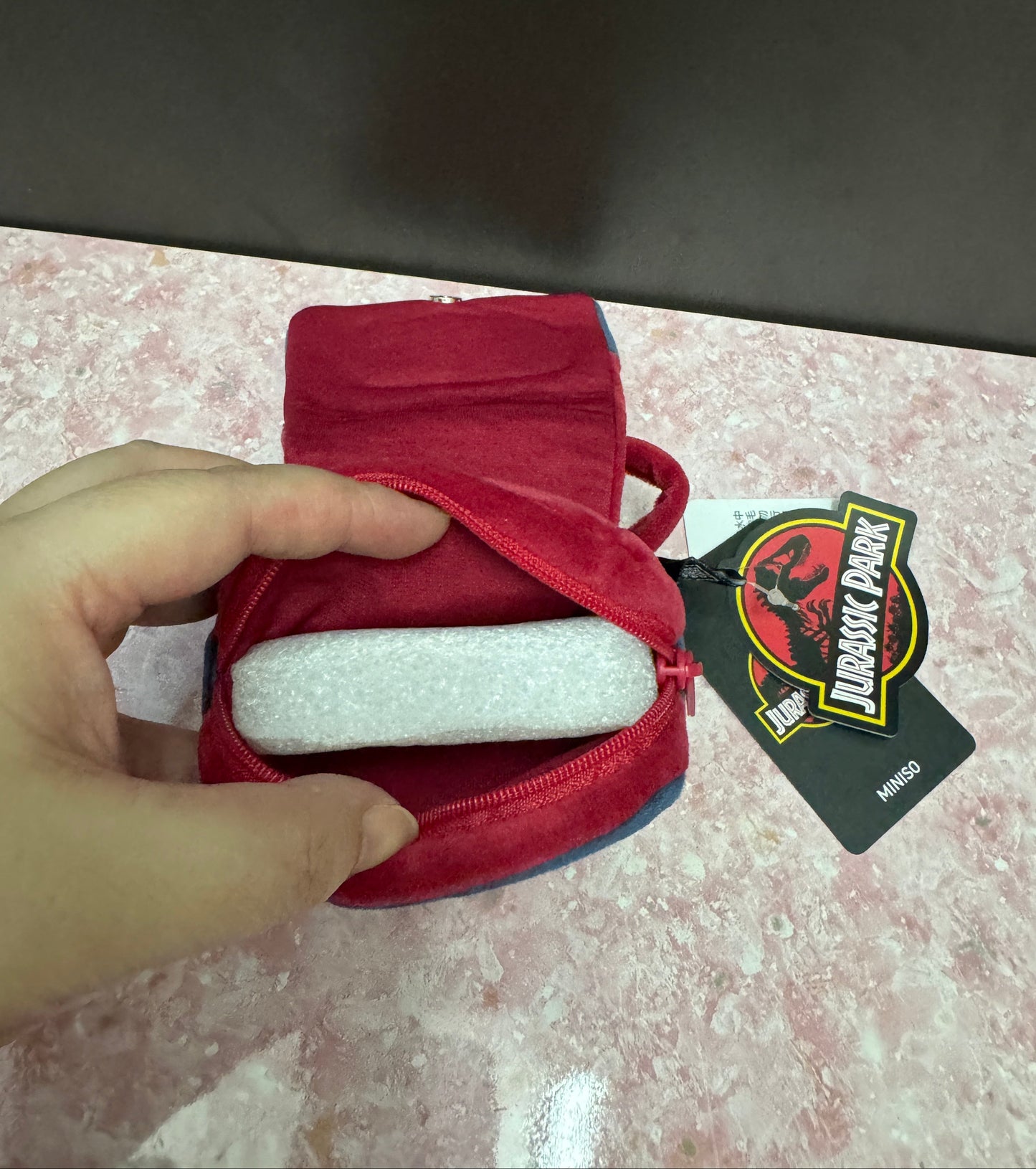 [Pre-Owned] Lovely Chicken Fat Dundun Special Plush Keychain | Dinosaur Park Chick Little Bag - Children Gift Animal Plush Doll