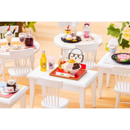 Japan Chiikawa Miniature Serise | Chiikawa Restaurant Mini Figure Collection (8 types) 8Pack BOX - Kawaii Miniature World Doll Room