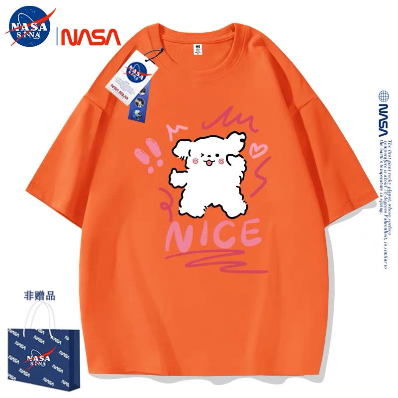 Cute Cartoon Doggie Maltese Puppy Style T-Shirt Series | Nice Wink Eyes Part1 - Kawaii Fashion Items for Child & Adult