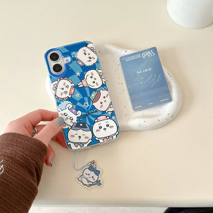 Japanese Cartoon Chiikawa Group | Magic Girl & Party Group - iPhone Case 7 8 PLUS SE2 XS XR X 11 12 13 14 15 16 16e Pro Promax 12mini 13mini WinnieTheBirds Toy Shop