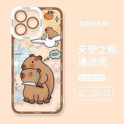Cute Animal Capybara | Part1 8 Styles - iPhone Case PLUS SE2 XS XR X 11 12 13 14 15 16 16e 17 17e Pro Promax 12mini 13mini
