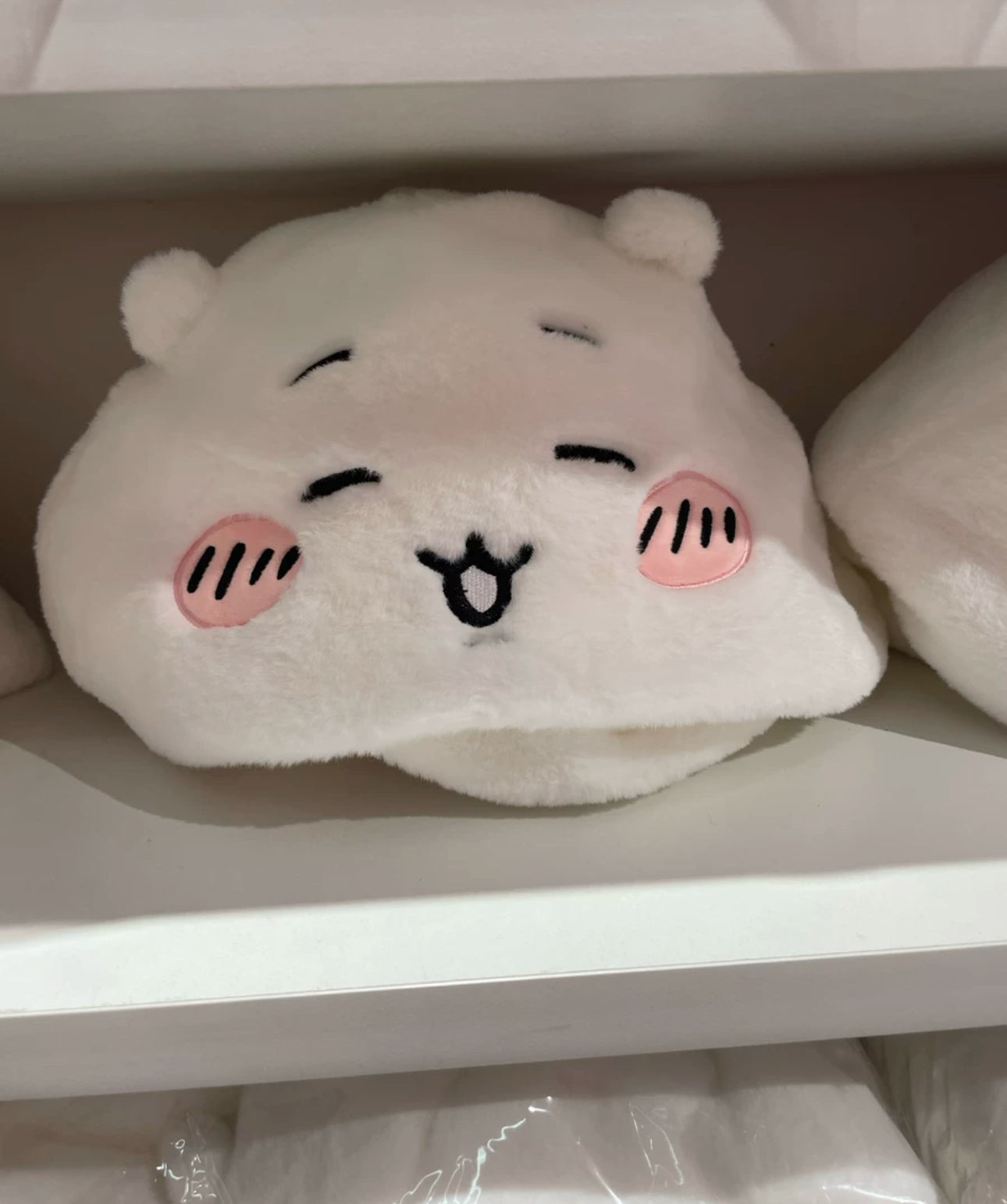 Miniso X ChiiKawa | Chiikawa Hachiware Usagi Hat with Scarf Hat - Winter Warm Accessory Outfits  WinnieTheBirds Toy Shop