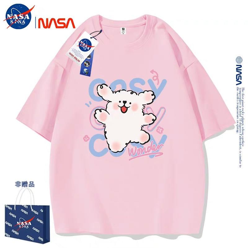 Cute Cartoon Doggie Maltese Puppy Style T-Shirt Series | Say Hello with Smile Part1 - Kawaii Fashion Items for Child & Adult