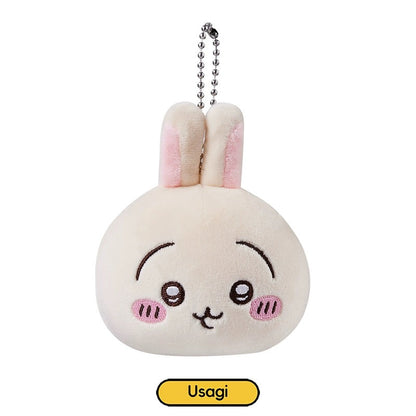 ChiiKawa X Miniso | ChiiKawa Hachiware Usagi Big Head Keychain - Kawaii items Room Decoration doll  WinnieTheBirds Toy Shop