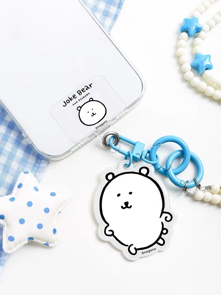 Joke Bear with friends Phone Lanyard Long Version | Joker Bear Pug Moguracorokke - for All Smart Phones- for All Smart Phones