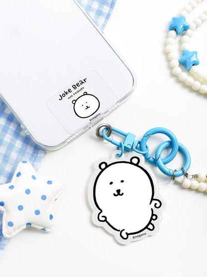 Joke Bear with friends Phone Lanyard Long Version | Joker Bear Pug Moguracorokke - for All Smart Phones- for All Smart Phones