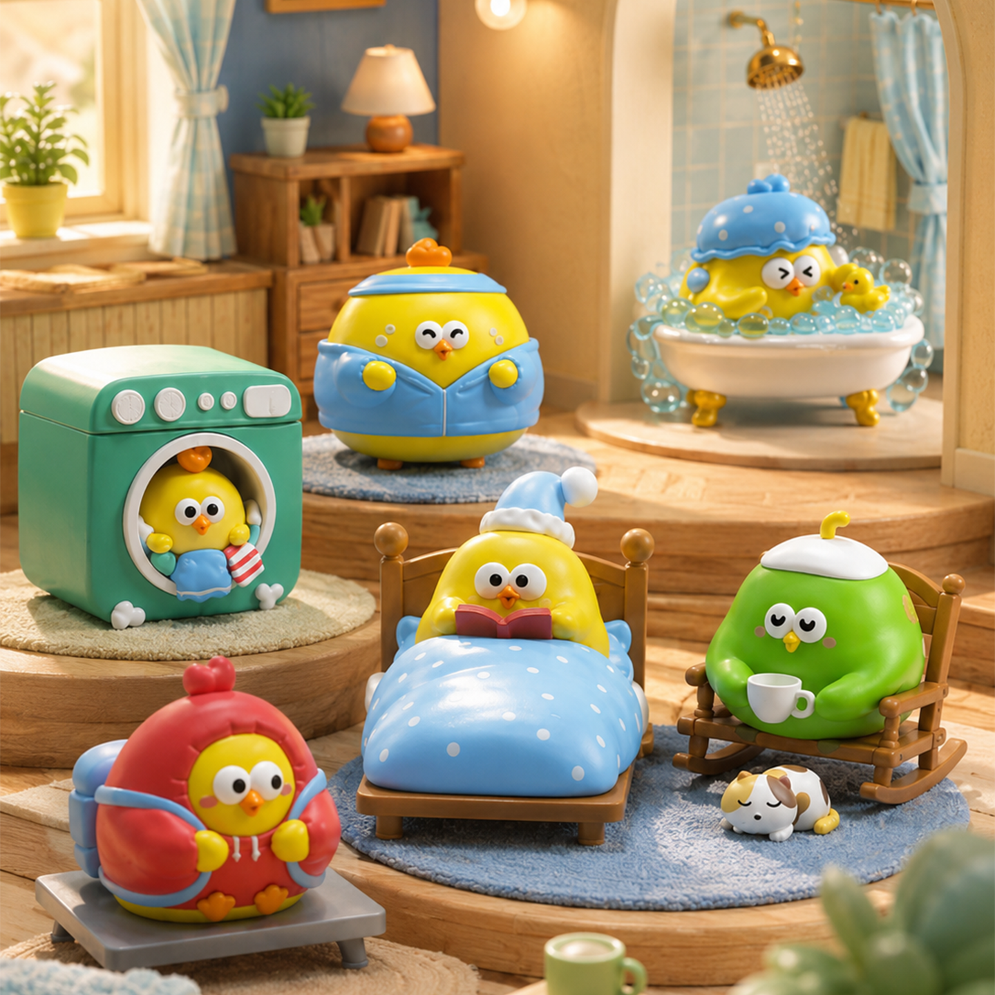 [Pre Order] Miniso x DunDun Chicken Daily Series | Part 1 - Collectable Toys Mystery Blind Box