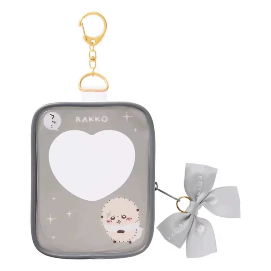 Japanese Cartoon Chiikawa Plastic with Ribbon Itabag Bag Keychain | ChiiKawa Hachiware Usagi Momonga Kurimanju Rakko Shisa Kani - Kawaii Items Can Put in Dolls Keep Dolls Clean WinnieTheBirds Toy Shop