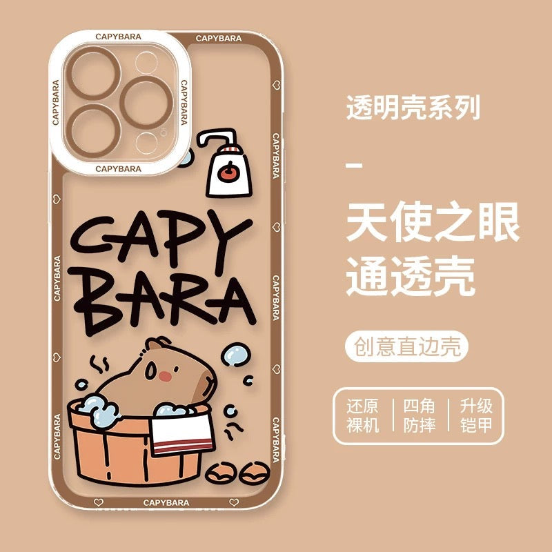 Cute Animal Capybara | Part3 8 Styles - iPhone Case PLUS SE2 XS XR X 11 12 13 14 15 16 16e 17 17e Pro Promax 12mini 13mini