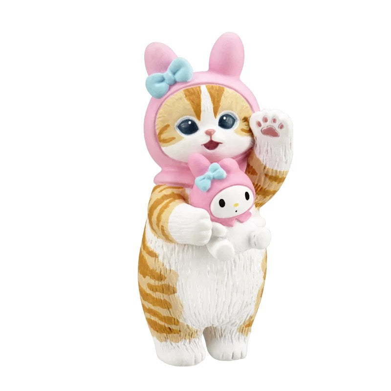 Japan Kitan Club Sanrio Characters x Mofusand Part 1 | Hello Kitty My Melody Kuromi Cinnamoroll Pompompurin Hangyodon- Full Set of 6 WinnieTheBirds Toy Shop