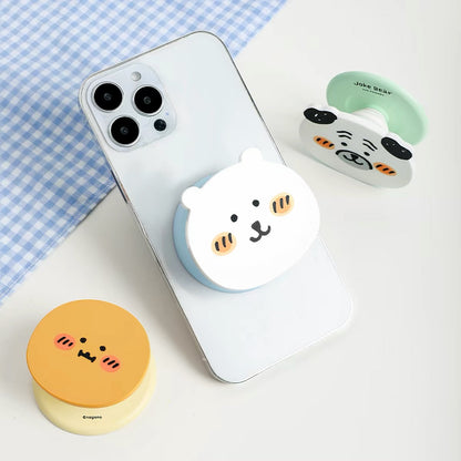Joker Bear with friends Magnetic Phone Stand | Joker Bear Pug Moguracorokke