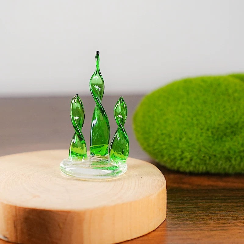 Japanese Cartoon Luminous Glass Ornament | Seaweed Ball Garden Eel Crayfish  Blue Nemo Crab Kelp  - For Betta Fish Tropical Fish Toy Micro Landscape Creative