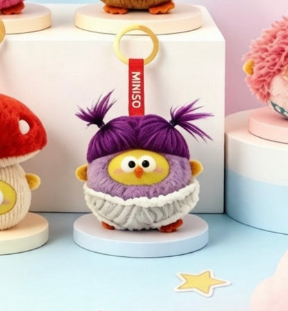 [Pre Order] Miniso x DunDun Chicken Vinyl Face Plush Doll | Part 1 - Collectable Toys Mystery Blind Box