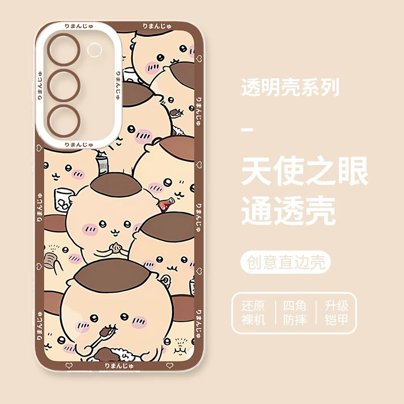 Japanese Cartoon Chiikawa | Kurimanju 5 Styles - Phone Case Samsung Galaxy S26 S25 S24 S23 S22 S21 FE Ultra Edge