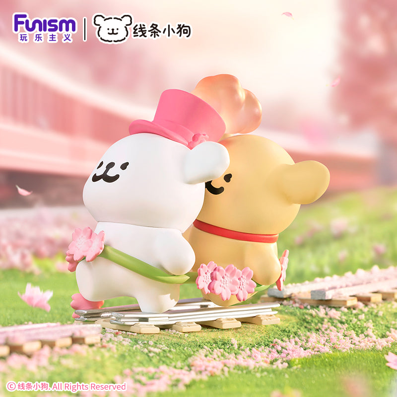 Funism Maltese Puppy | Romantic Sakura Ver - Lovely Collectable Toys Mystery Blind Box