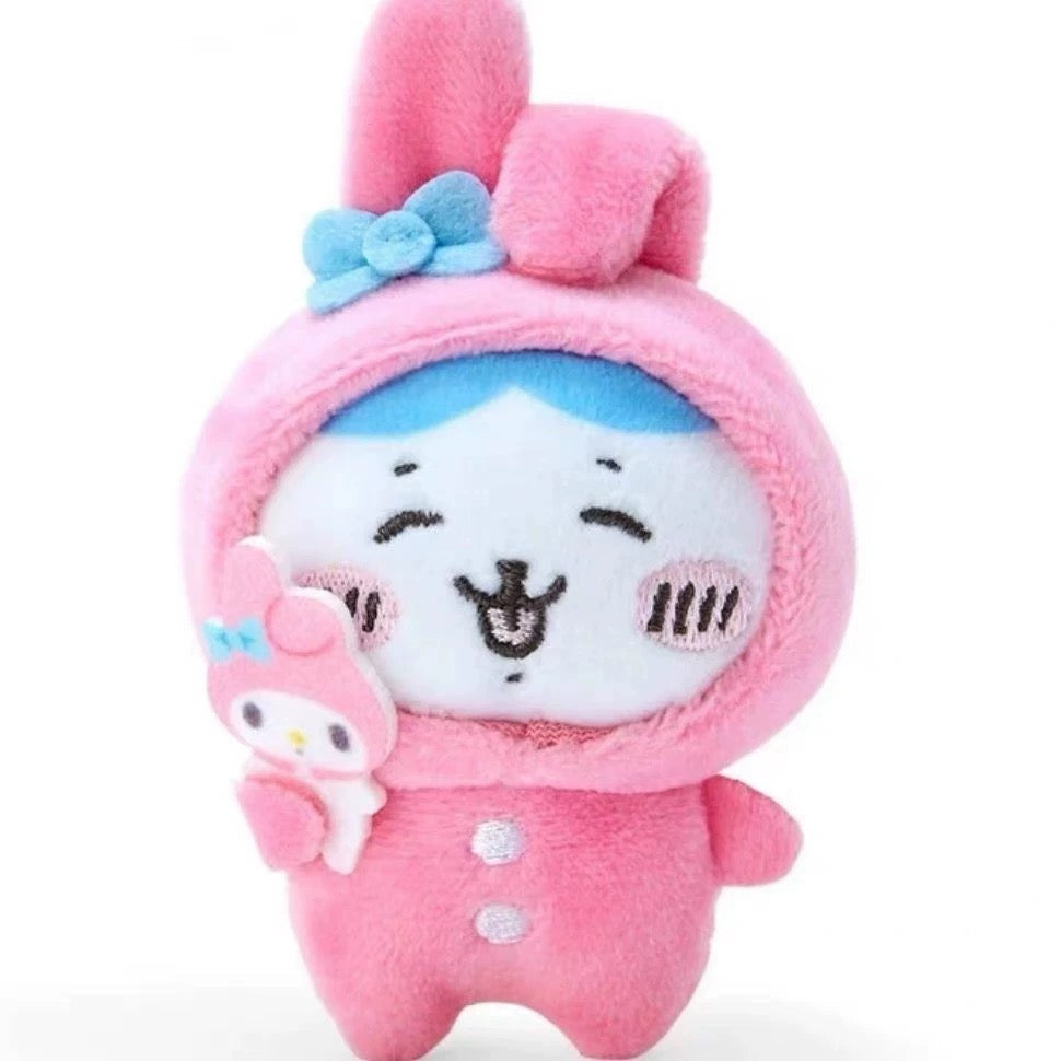 Japan ChiiKawa X Nagano X Sanrio | ChiiKawa Hachiware Usagi Hello Kitty My Melody Cinnamoroll Pompompurin Pochacco Japanese Food -  Plush Doll 20cm Keychain 10cm WinnieTheBirds Toy Shop