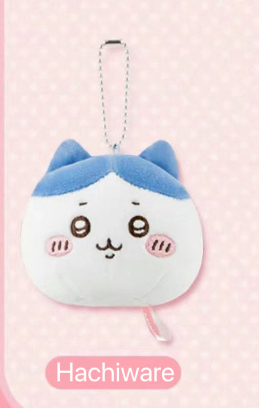 ChiiKawa X Miniso | Hachiware Full Set 9pcs items Mini Plush Doll Keychain Headband Neck Pillow Bag - Kawaii items Room Decoration doll  WinnieTheBirds Toy Shop