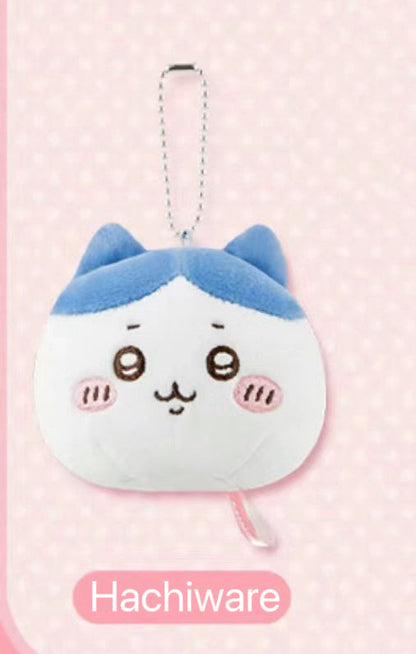 ChiiKawa X Miniso | Hachiware Full Set 9pcs items Mini Plush Doll Keychain Headband Neck Pillow Bag - Kawaii items Room Decoration doll  WinnieTheBirds Toy Shop