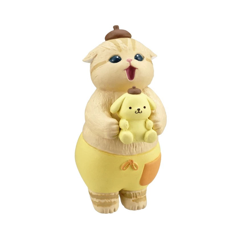 Japan Kitan Club Sanrio Characters x Mofusand Part 1 | Hello Kitty My Melody Kuromi Cinnamoroll Pompompurin Hangyodon- Full Set of 6 WinnieTheBirds Toy Shop