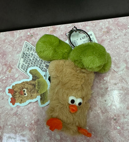 Lovely Chicken Fat Dundun Island Limited Plush Keychain | Sun Coconut Tree Treasure Chest Precious Sword Coral - Children Gift Animal Plush Doll