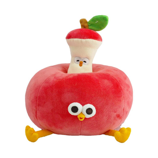 Lovely Chicken Fat Dundun Foods Plush Doll | Vegipet Apple Chick - Children Gift Animal Plush Doll