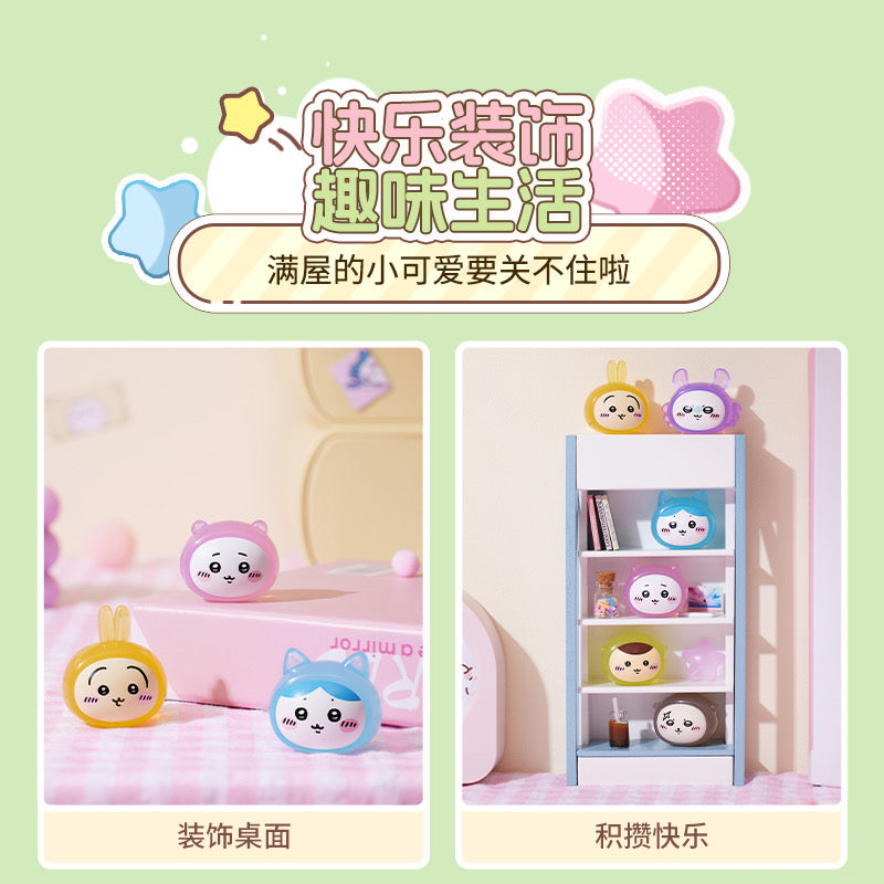 Free Gift : ChiiKawa X Miniso | ChiiKawa Hachiware Usagi Momonga Kurimanju Rakko Pajamas Beans Blind Box Mini Figure - Kawaii Item Cute Accessories  WinnieTheBirds Toy Shop