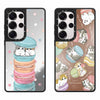 かわいい漫画のモフサンド｜マカロン風ラブリーキャット - スマホケース Samsung Galaxy S25 S24 S23 Ultra