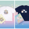[予約商品] ちいかわ ちいかわゴーラウンド限定シリーズ | ちいかわ ハチワレ うさぎ メリーゴーランド コットン Tシャツ - かわいいアイテム 部屋飾り ドール