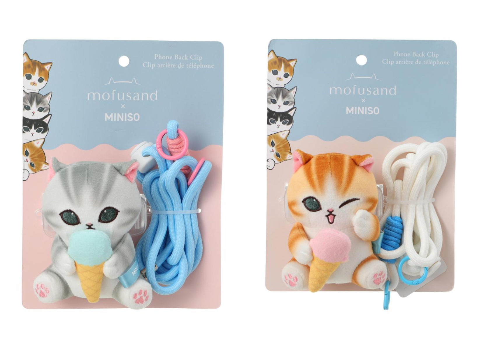 Miniso X モフサンド アイスクリームシリーズ | モフサンド 猫 アイス