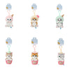Miniso X モフサンド アイスクリームシリーズ | アイスクリームカップとコーンのコスチュームのモフサンド猫 かわいいぬいぐるみキーホルダー - カワイイアイテム ルームデコレーションドール