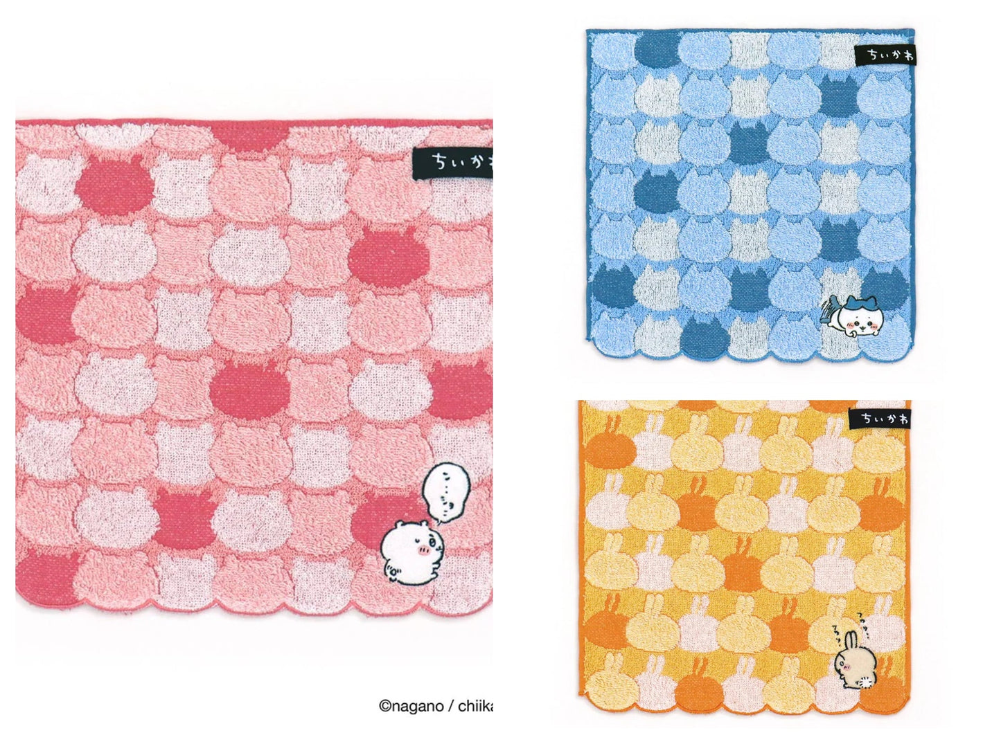 Japan ChiiKawa | ChiiKawa Hachiware Usagi Cute Icon Handkerchief Hand Towel - Kawaii Cute Item WinnieTheBirds Toy Shop