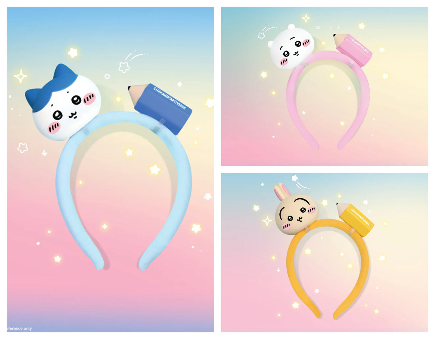 [Per-order] ChiiKawa ChiiKawa Go Round Limited Series | ChiiKawa Hachiware Usagi Cute Icon with Pencil Headband - Kawaii items Room Decoration