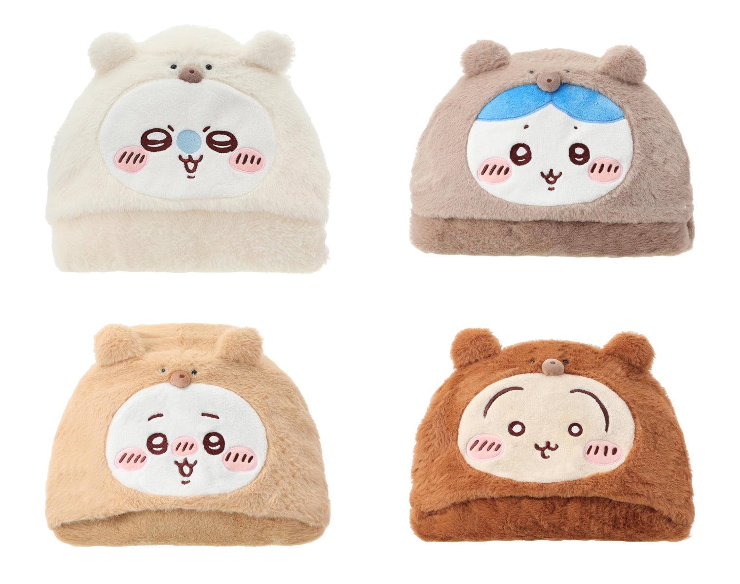 ちいかわ × MINISO ふわふわベアシリーズ | ちいかわ ハチワレ うさぎ
