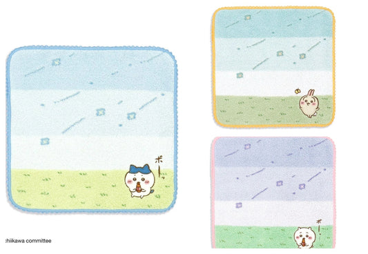 Japan ChiiKawa Wind Blows Series | ChiiKawa Hachiware Usagi Wind Blows Series Handkerchief - Kawaii Cute Item WinnieTheBirds Toy Shop