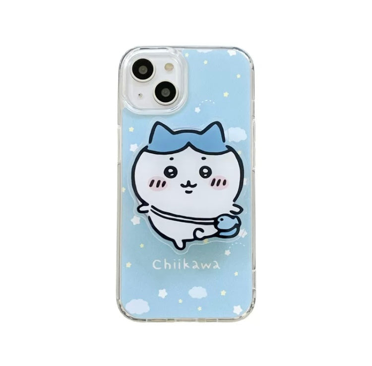 Japanese Cartoon ChiiKawa Hachiware Usagi with Stand iPhone Case 11 12 13 14 15 16 Pro Promax WinnieTheBirds Toy Shop