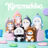 日本 Mofusand きらめっこアニマルシリーズ | Mofusand かわいいぬいぐるみプラスチックフェイスキーホルダー - かわいいアイテム部屋飾りドール