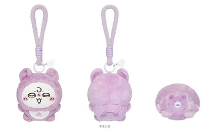 Japan ChiiKawa Kiramekko Baby Series | ChiiKawa Hachiware Usagi Momonga Kurimanju Rakko Shisa Crab Cute Plush Doll with Plastic Face Keychain - Kawaii items Room Decoration Doll