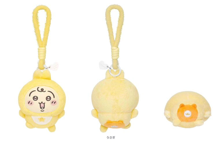 Japan ChiiKawa Kiramekko Baby Series | ChiiKawa Hachiware Usagi Momonga Kurimanju Rakko Shisa Crab Cute Plush Doll with Plastic Face Keychain - Kawaii items Room Decoration Doll