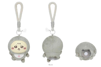 Japan ChiiKawa Kiramekko Baby Series | ChiiKawa Hachiware Usagi Momonga Kurimanju Rakko Shisa Crab Cute Plush Doll with Plastic Face Keychain - Kawaii items Room Decoration Doll