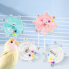 8cm Rotating Spinning Wheel Toys Bird Intelligence Training Toy Parrot Educational Toys Parrot Toys