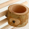 Natural Style Apple Wood Food Cup for Small Animal Bird Handmade Organic Hamster Squirrel Mice Parrot Lovebird Budgie Sparrow Sugar Glider