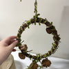 39x23cm Natural Style Branch with Seeds Swings Birdcage Decorative Parrot Toys Hanging Toy Handmade Bird Organic Bird Cages Accessories