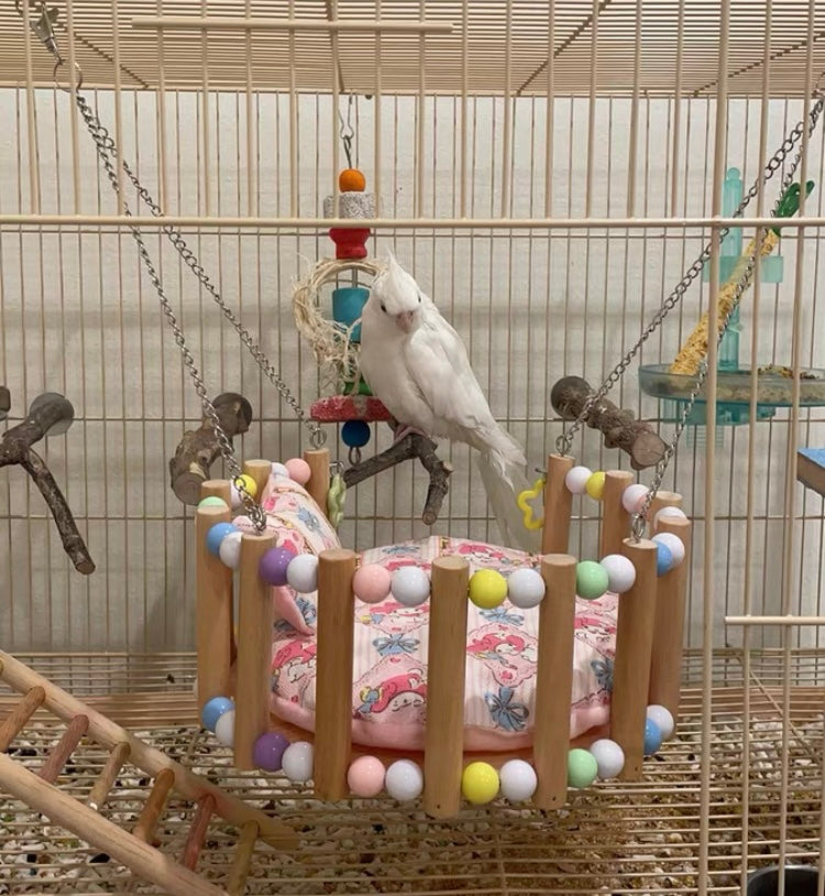 Bird cage with toys sale