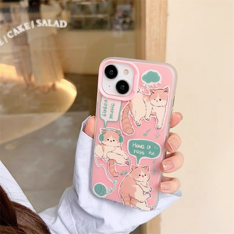 Japanese Lovely Yellow Kitten Cat Pink iPhone case Kawaii Lovely Cute – WinnieTheBirds Toy Shop Japanese Lovely Yellow Kitten Cat Pink iPhone case Kawaii Lovely Cute – WinnieTheBirds Toy Shop