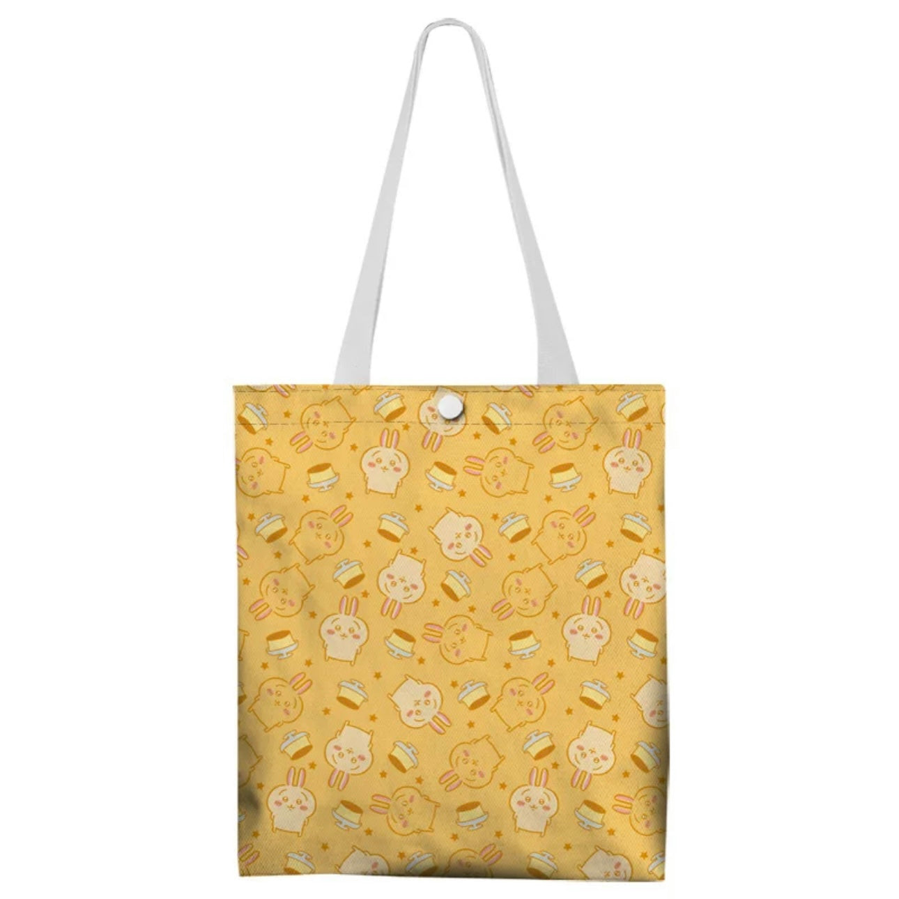 Japanese Cartoon Chiikawa Canvas Tote Bag | Full Screen ChiiKawa Hachiware Usagi - Shopping Shoulder Tote Bag WinnieTheBirds Toy Shop