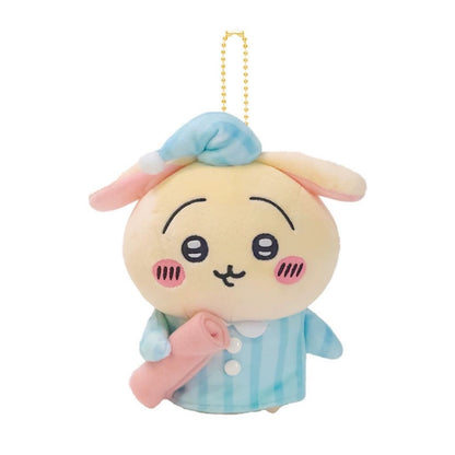 Japan ChiiKawa Pajamas Party | ChiiKawa Hachiware Usagi - Mini Plush Doll 10cm Keychain WinnieTheBirds Toy Shop