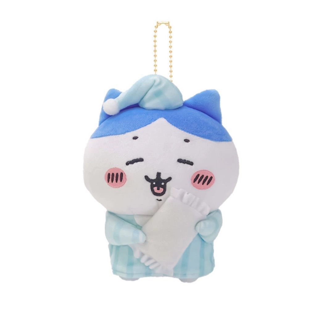 Japan ChiiKawa Pajamas Party | ChiiKawa Hachiware Usagi - Mini Plush Doll 10cm Keychain WinnieTheBirds Toy Shop
