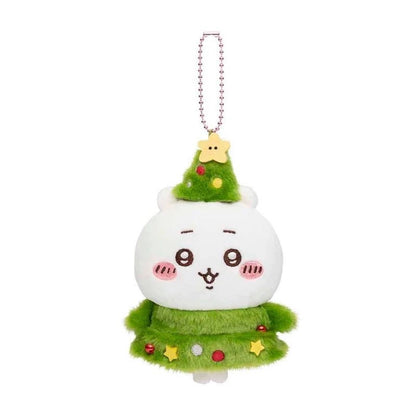 Japan ChiiKawa Merry Chrismas Edition | ChiiKawa Hachiware Usagi - Mini Plush Doll keychain WinnieTheBirds Toy Shop